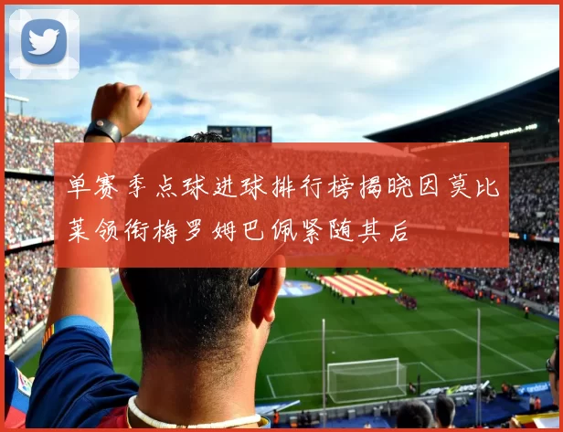 单赛季点球进球排行榜揭晓因莫比莱领衔梅罗姆巴佩紧随其后